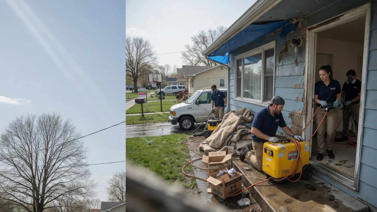 Basement Flood Cleanup in Olive Branch, IL near me
